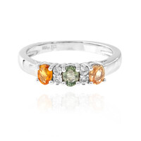 Bague en argent et Saphir