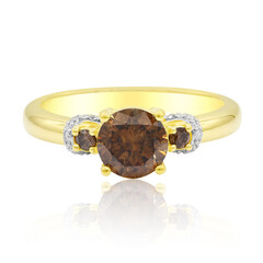 Bague en or et Diamant cognac SI1 d'Argyle (Mark Tremonti)