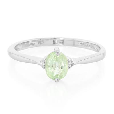 Bague en argent et Tourmaline Paraïba
