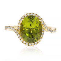 Bague en or et Péridot de Dashihe
