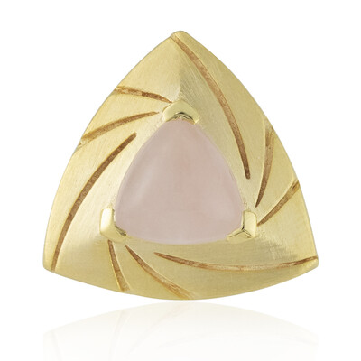 Pendentif en argent et Quartz rose (MONOSONO COLLECTION)