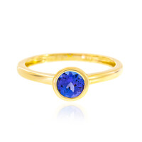 Bague en or et Tanzanite AAA