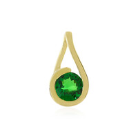 Pendentif en or et Grenat Tsavorite
