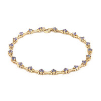 Bracelet en or et Tanzanite AAA