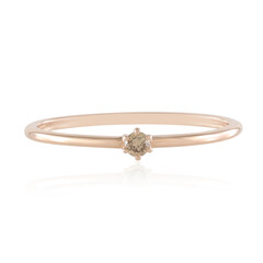 Bague en or et Diamant champagne SI1