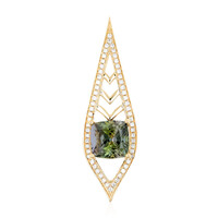Pendentif en or et Tanzanite non chauffée (de Melo)