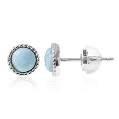 Boucles d'oreilles en argent et Larimar
