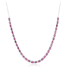 Collier en argent et Grenat Rhodolite