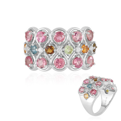 Bague en argent et Tourmaline