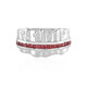 Bague en argent et Rubis de Tanzanie (de Melo)