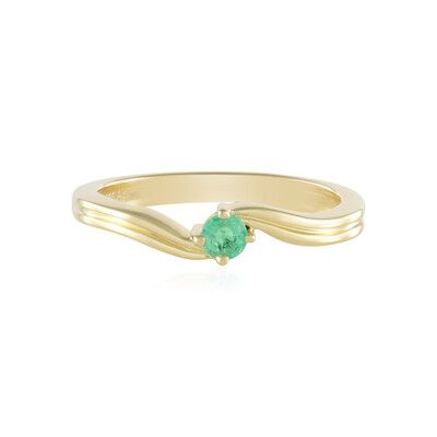 Bague en argent et Emeraude de Colombie