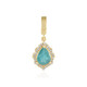 Pendentif en argent et Grandidierite