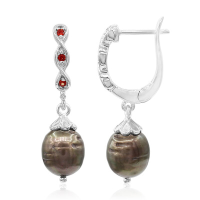 Boucles d'oreilles en argent et Perle de culture d'eau douce (TPC)