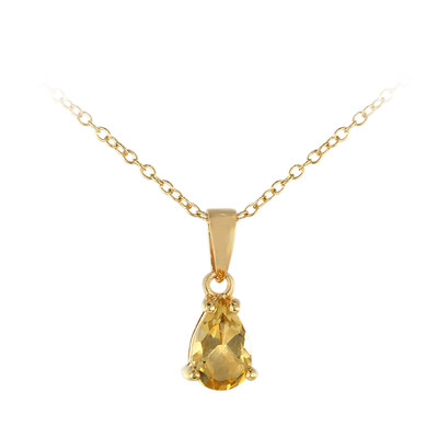 Collier en argent et Citrine