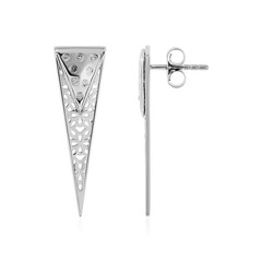 Boucles d'oreilles en or et Diamant I1 couleur (I) (Ornaments by de Melo)