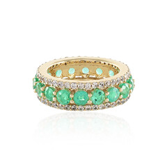 Bague en or et Emeraude de Russie
