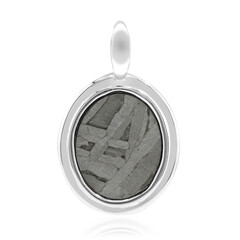 Pendentif en argent et Météorite d'Alétaï