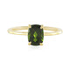 Bague en argent et Diopside de Russie