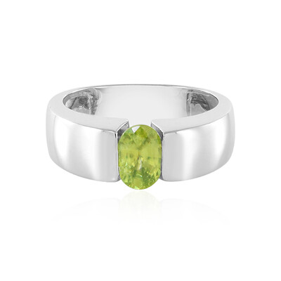 Bague en argent et Sphène