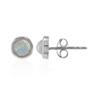 Boucles d'oreilles en argent et Opale Welo