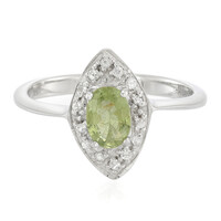 Bague en argent et Tourmaline Paraïba