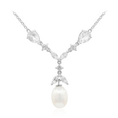 Collier en argent et Perle de culture d'eau douce