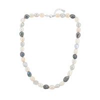 Collier en argent et Perle de culture d'eau douce (TPC)