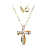 Collier en laiton et Diamant I3 (I) (Juwelo Style)