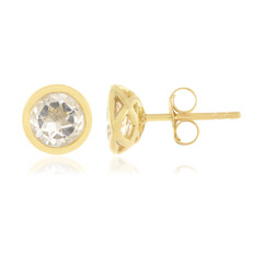 Boucles d'oreilles en argent et Quartz blanc