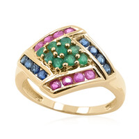 Bague en or et Emeraude du Brésil