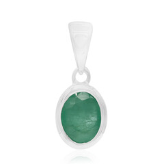 Pendentif en argent et Emeraude de Socoto