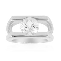 Bague en argent et Quartz Herkimer (Pallanova)