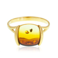 Bague en argent et Ambre baltique