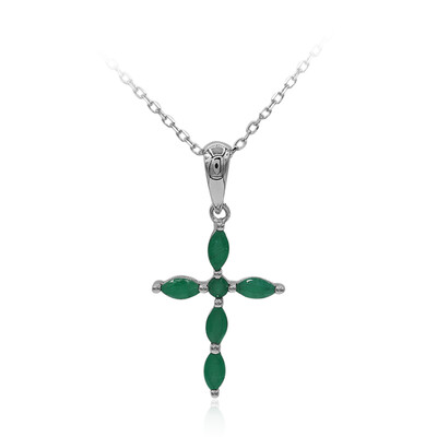 Collier en or et Emeraude de Zambie AAA