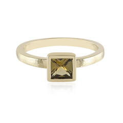 Bague en or et Tanzanite jaune non chauffée  (Adela Gold)