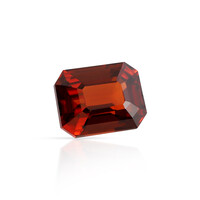  Zircon rouge du soir (gemme et boîte de collection)