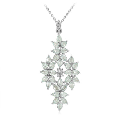 Collier en argent et Tourmaline Paraïba
