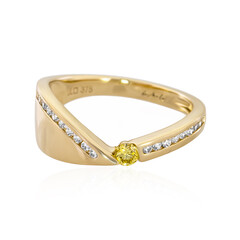 Bague en or et Diamant SI2 jaune (de Melo)