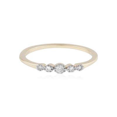 Bague en or et Diamant SI1 (H)