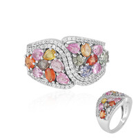Bague en argent et Saphir