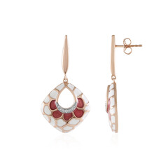 Boucles d'oreilles en argent et Zircon (Adela Silber)