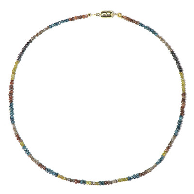 Collier en argent et Diamant fantaisie(Adela Silber)