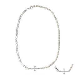 Collier en argent et Perle de culture d'eau douce (TPC)