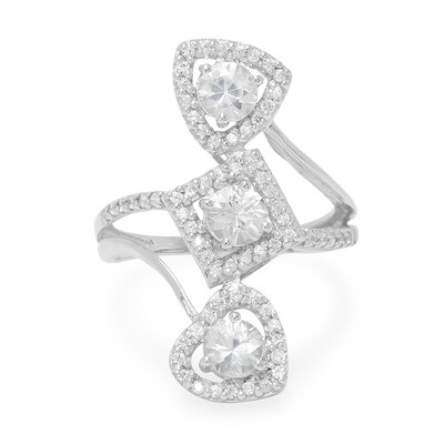Bague en argent et Zircon