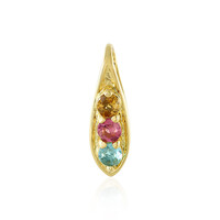 Pendentif en argent et Tourmaline