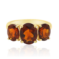 Bague en argent et Citrine Madère