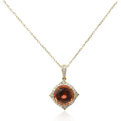 Collier en or et Tourmaline néon du Congo (CIRARI)