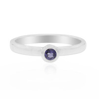 Bague en argent et Iolite