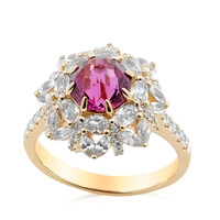 Bague en or et Grenat Umbalite de Mahenge (de Melo)