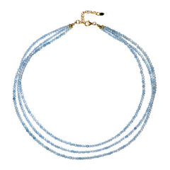 Collier en argent et Aigue-marine
